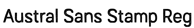 Austral Sans Stamp Reg