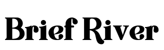 Brief River Font Image