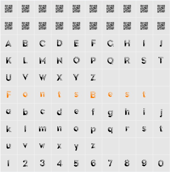 DarkPapers Character Map
