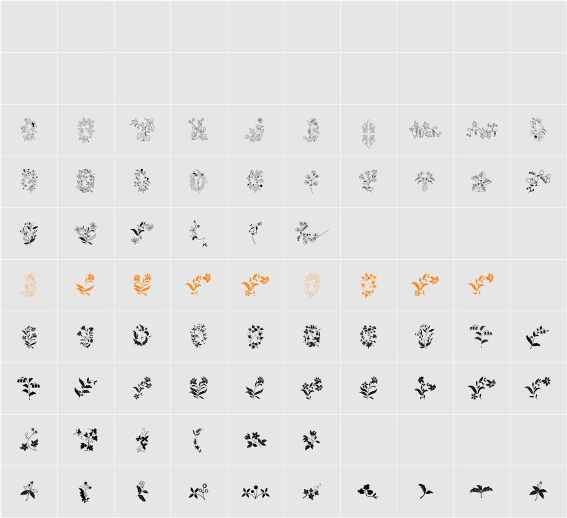 Azalleia Ornaments Free Character Map
