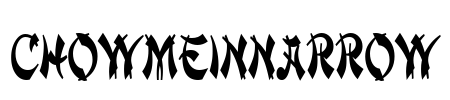 ChowMeinNarrow Font Image