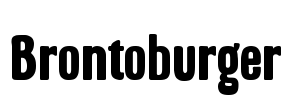 Brontoburger Font Image