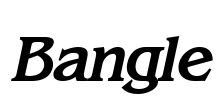 Bangle Font Image