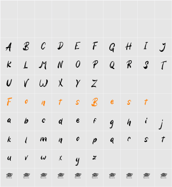 Balsoon Character Map