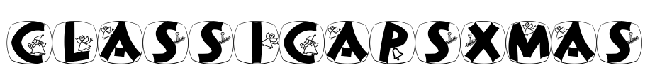 ClassiCapsXmas Font Image