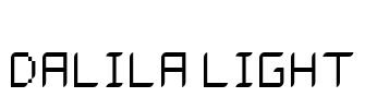 Dalila Light Font Image