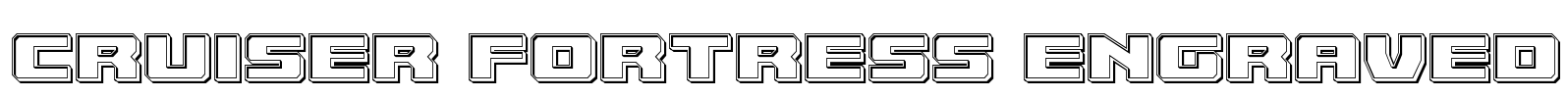 Cruiser Fortress Engraved