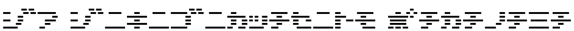 D3 DigiBitMapism Katakana