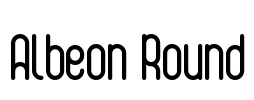 Albeon Round Font Image
