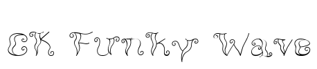 CK Funky Wave Font Image
