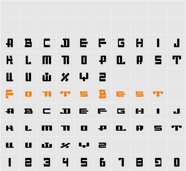 Dahgir RoundSmCaps Character Map