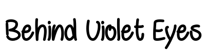 Behind Violet Eyes Font Image