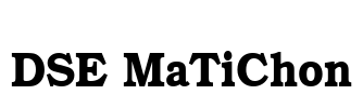 DSE MaTiChon Font Image