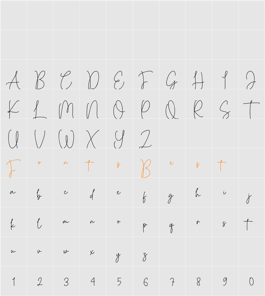 Beauty Andellia Character Map