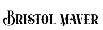 Bristol maver Font Image