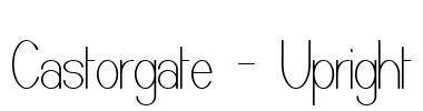 Castorgate - Upright
