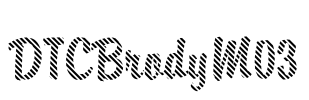 DTCBrodyM03 Font Image