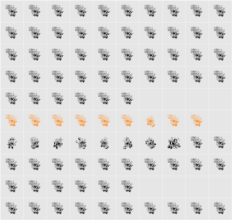 BEEFONT Character Map