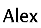 Alex Font Image
