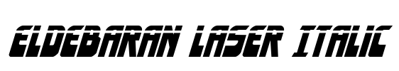 Eldebaran Laser Italic