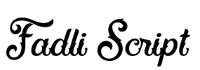 Fadli Script Font Image
