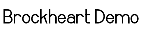 Brockheart Demo Font Image