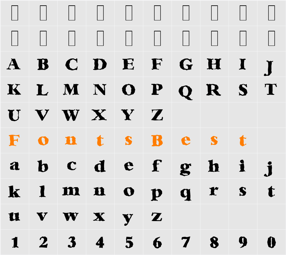 BernsteinRandom-Heavy Character Map