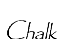 Chalk Font Image