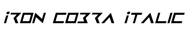 Iron Cobra Italic