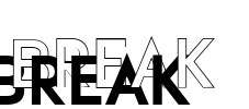 Break Font Image