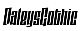 DaleysGothic Font Image