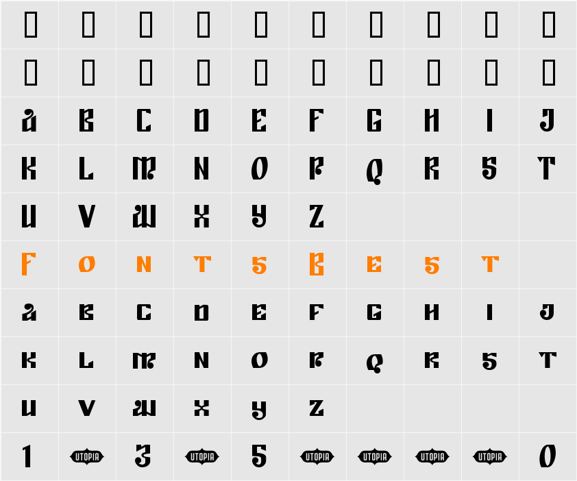 Empyra Character Map