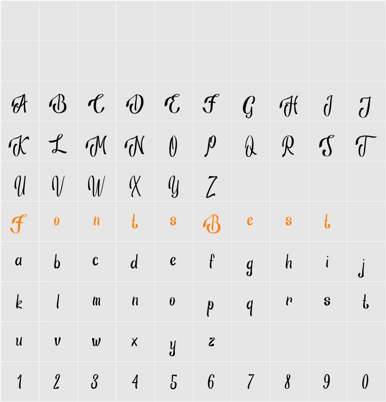 Ansagia Metta Character Map