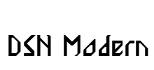 DSN Modern Font Image