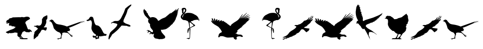 Birds of a Feather Font Image
