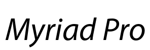 Myriad Pro