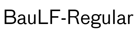 BauLF-Regular Font Image