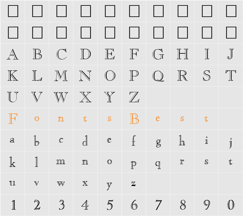 Casque OpenFace Character Map