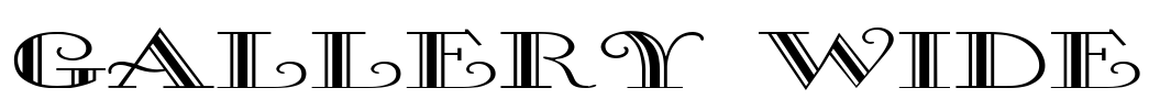 Gallery Wide Font Image