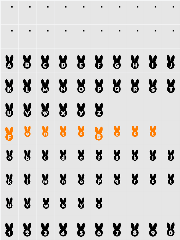 Michousa1 Character Map