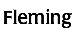 Fleming Font Image