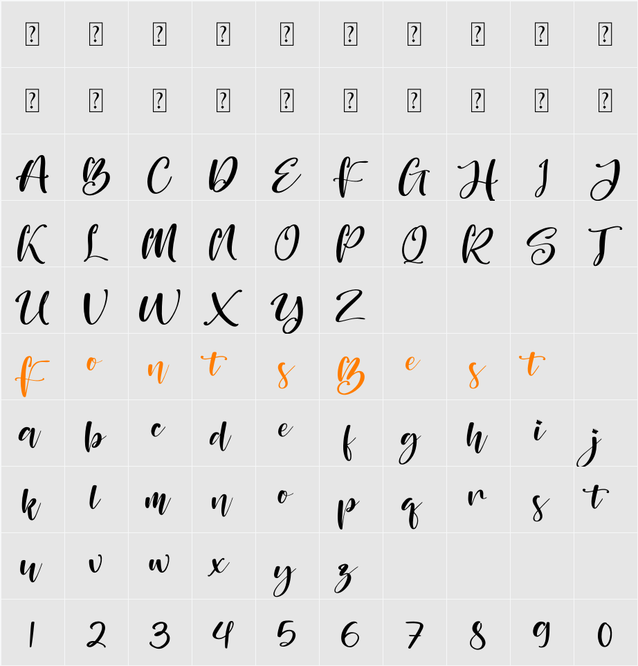 Better Spine Character Map