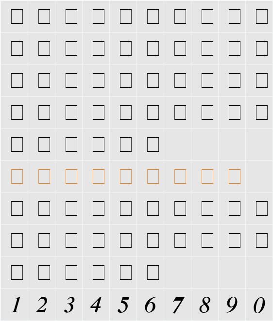 CyrillicTimes Character Map