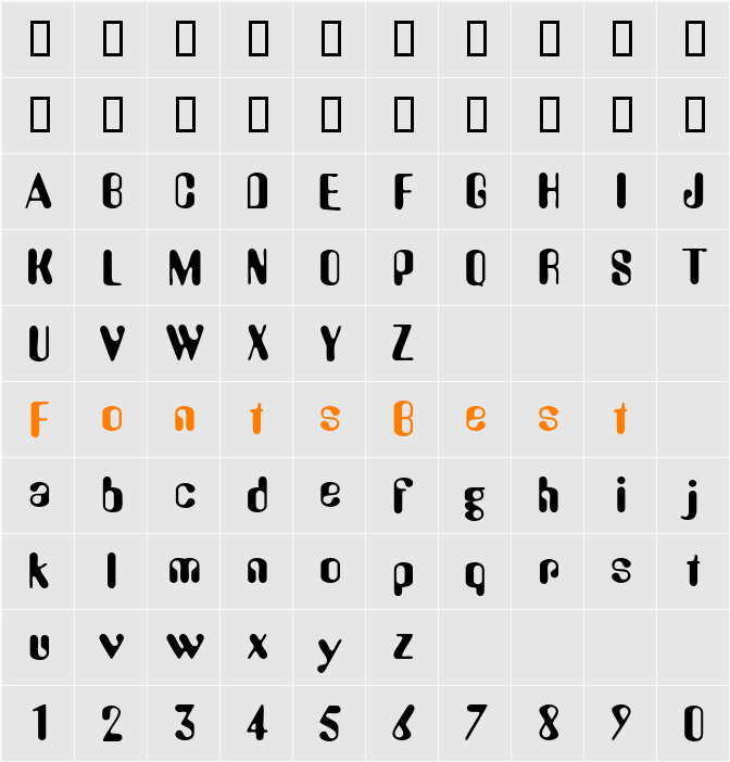 AmbossDB Character Map