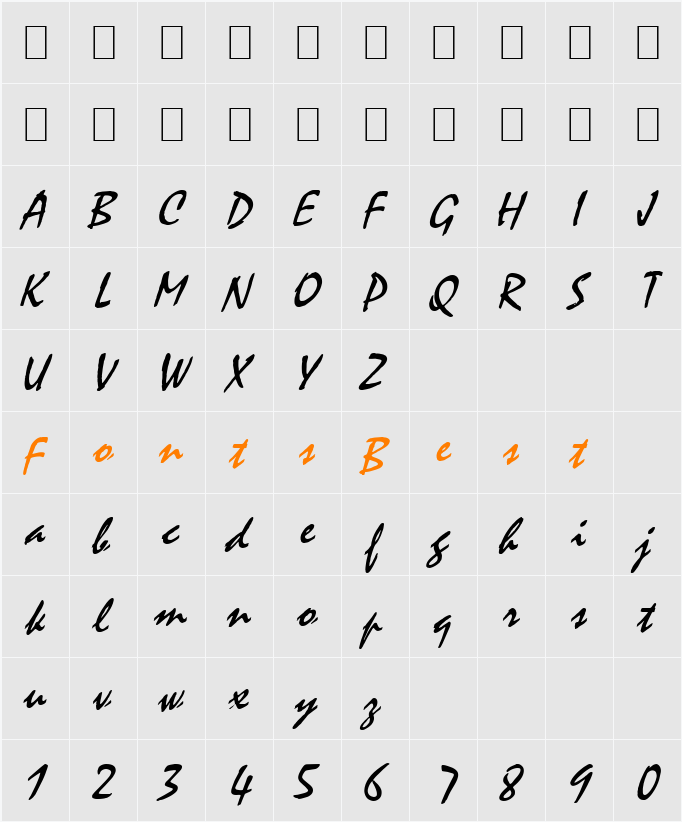 Mystic Character Map