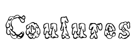 Coulures Font Image