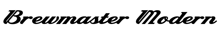 Brewmaster Modern Font Image