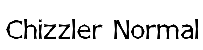 Chizzler Normal Font Image