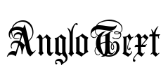 AngloText Font Image