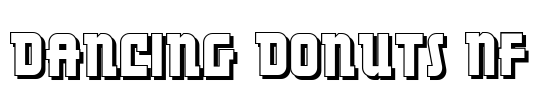 Dancing Donuts NF Font Image